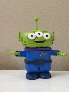 Brick-built Toy Story Alien from LEGO® Disney Pixar set 43307
